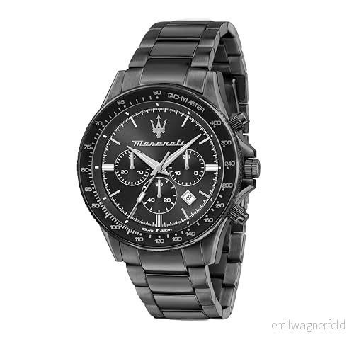 Herrklocka Sfida Limited Edition Collection, kronograf, kvarts R8873640016, Mörkgrå, 44mm, armband 8033288979852