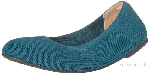 Amazon Essentials stickad balett för kvinnor platt, mörk turkos, 39 EU 196433954390