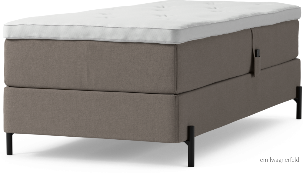 Delux Dream Ställbar säng, enkelsäng med bäddmadrass och sängben lDW4U