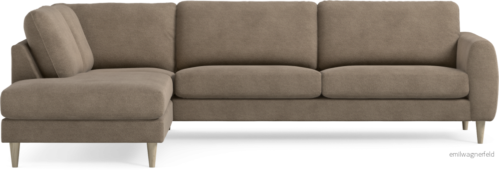 Bridge 3-sits soffa med divan vänster vben9