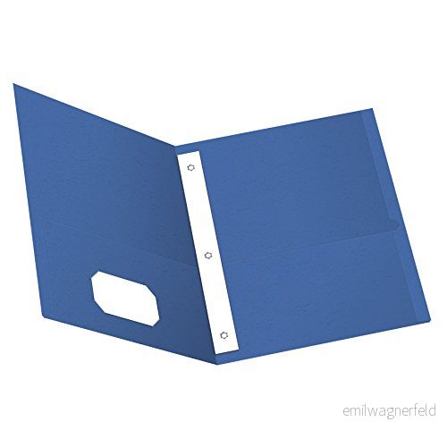Oxford 57702 Twin Pocket Portfolios marinblå 78787577121