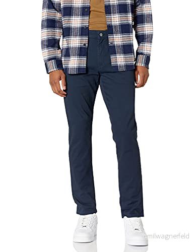 Amazon Essentials mäns slim-fit byxor, 5-ficka stretch twill design, marinblå, 42 B x 32 L 193548644031