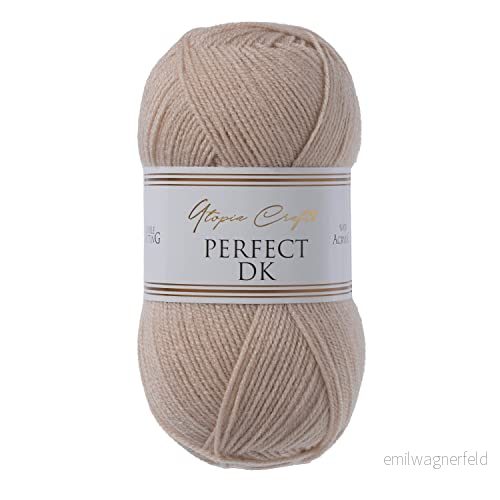 Utopia Crafts DK Double Knitting Yarn 100g (Warm Brown) 5060967564071