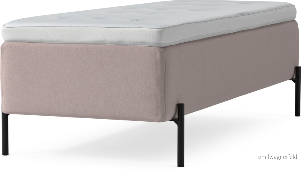 Delux Dream Ramsäng, enkelsäng med bäddmadrass och sängben 6f57X