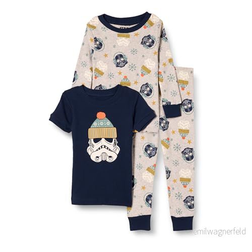 Amazon Essentials Disney Marvel Star Wars Prinsessa unisex småbarn snug-fit bomullspyjamas, vinter barn, 2 år 195111579122