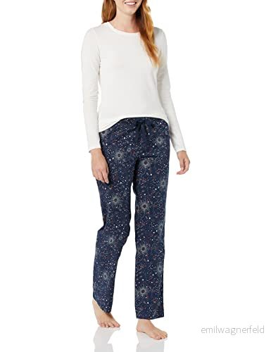 Amazon Essentials Poplin sovbyxor för kvinnor, marinblå himmelska stjärnor, medium 192912458670