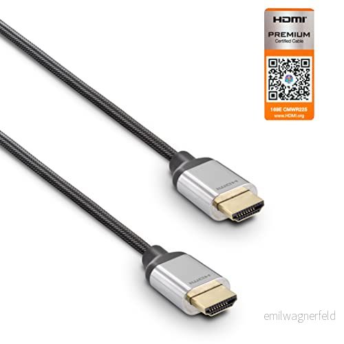 Premium höghastighets HDMI kabel + Ethernet 4,8 m 3420743702189