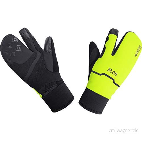GORE WEAR TEX INFINIUM termiska handskar, Unisex, Svart/Neongul, 11, 100656 4017912108454