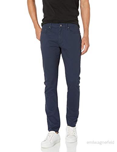 Amazon Essentials herr Skinny-Fit 5-ficka stretch twillbyxa, marinblå, 33 B x 30 L 193548655204