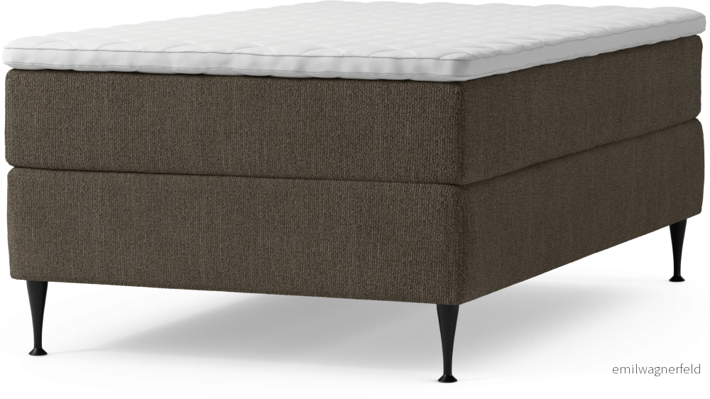 Delux Dream Kontinentalsäng, enkelsäng 120 cm med bäddmadrass och sängben pSxPP