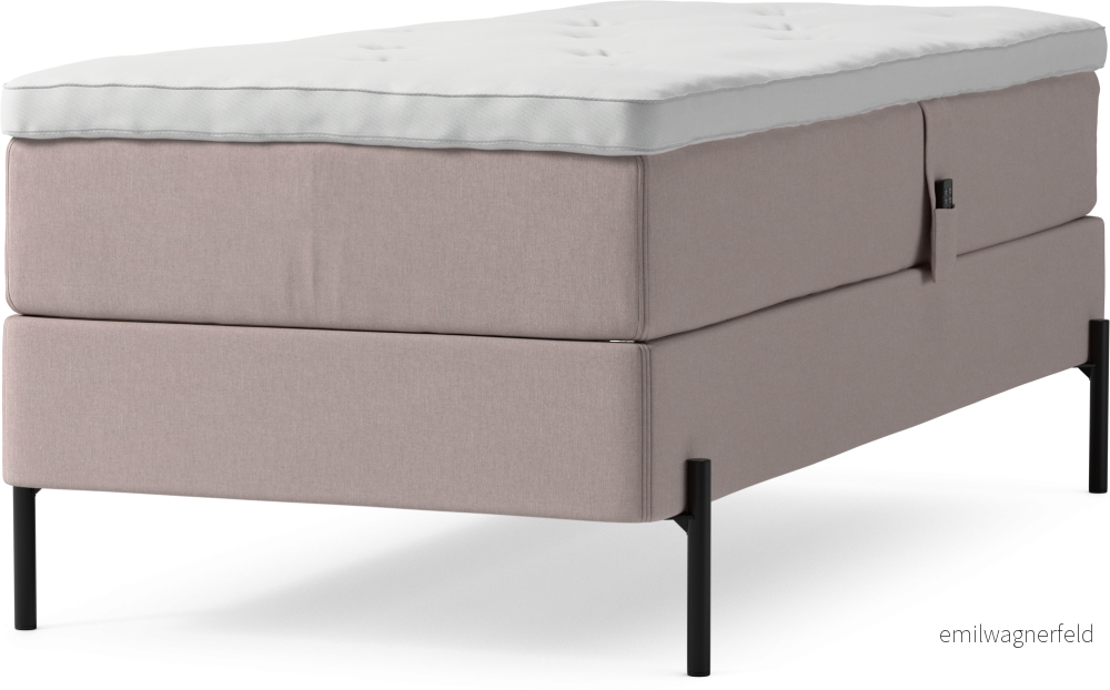 Delux Dream Ställbar säng, enkelsäng med bäddmadrass och sängben sRW6W