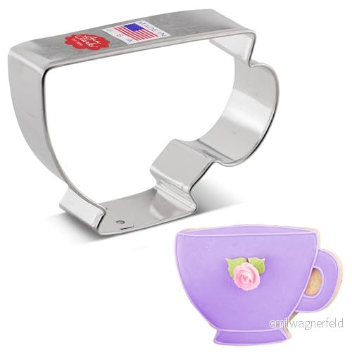 Ann Clark Cookie Cutters Tekopp kakskärare, 8,89 cm 817816026502