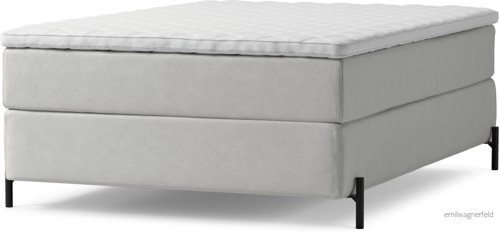Delux Dream Kontinentalsäng, enkelsäng 140 cm med bäddmadrass och sängben lKzeC