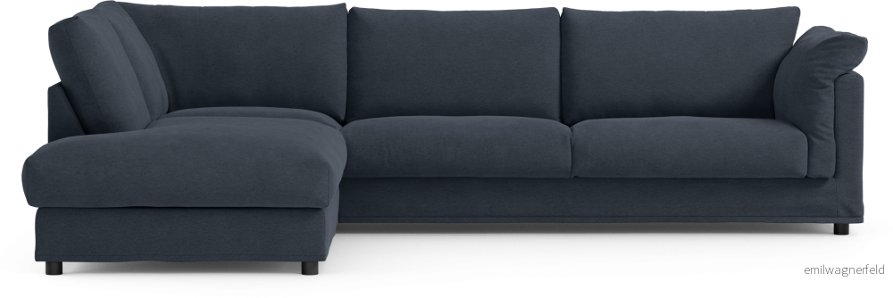 Cherrie 3-sits soffa med divan vänster, med kappa J790j