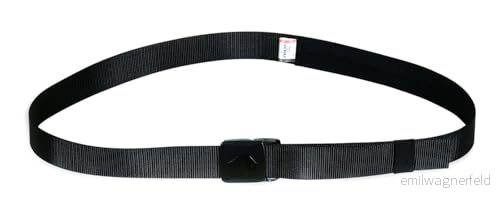 Tatonka Pengabälte Travel midjebälte 30 mm bälte med sedelgömställe på insidan 130 cm lång/3 brett (svart) 4013236969054