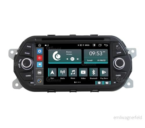 Specifik bilradio för Fiat Tipo Android GPS Bluetooth WiFi USB DAB+ Touchscreen 7" 8core Carplay AndroidAuto 8059307176095