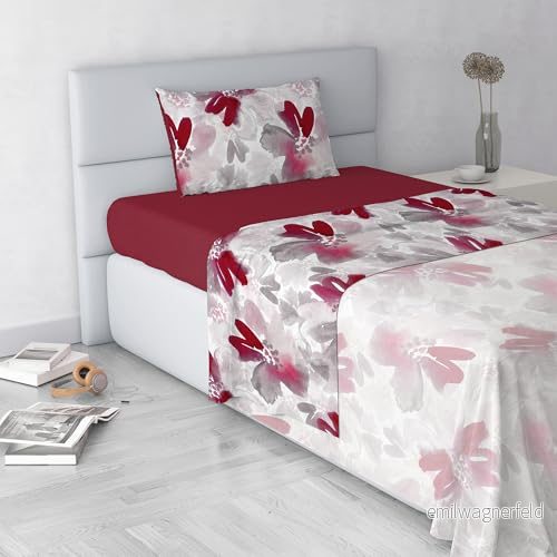 Italian Bed Linen FASHION Set med säng i Italien, mikrofiber, Passion, Single 8058575155986