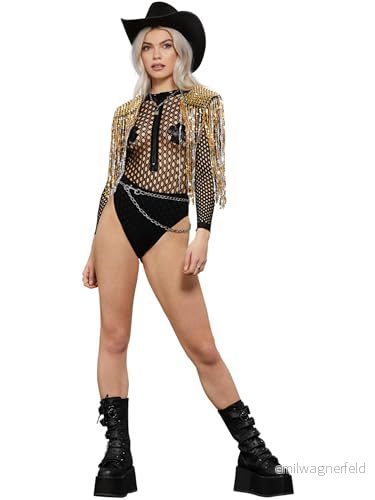 Smiffys 61144 Fever Festival Epauletter, Unisex Vuxen, Guld & Silver, En storlek 5059513044297