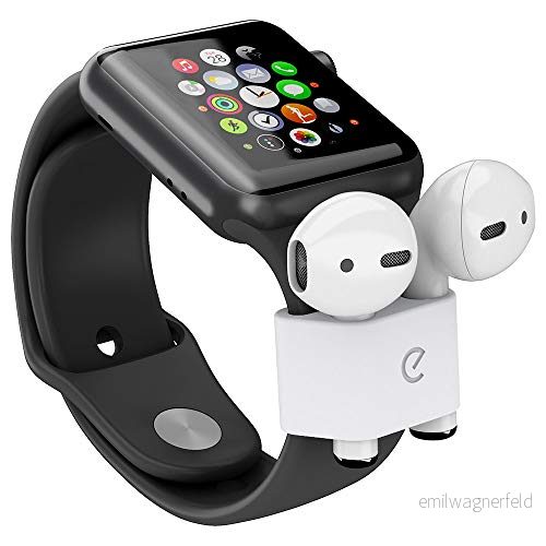 Keybudz AirLockz Smartwatch hållare för Air Pods pro och AirPods, vit, airpods 850012786016