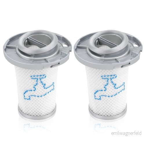 2 pack filter tillbehör för Rowenta RH9611 RH9637 RH9638 RH9639 dammsugare, ZR009005 729107313249