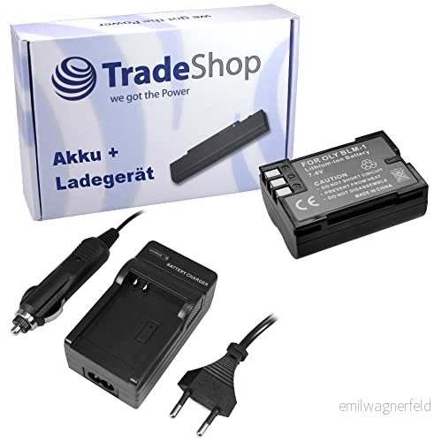 ANGEBOT IM SET: Högprestandakamera Li Ion batteri + batteriladdare med biladapter ersätter PS BLM1 PSBLM1 BLM 1 för Olympus CAMEDIA C 5060 7070 8080 Wide Zoom E1 E 3 E300 E330 E500 510 5151515151515151515151515151515151515151551515555555 4250608746558