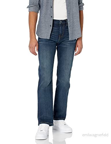 Amazon Essentials Herr Straight Fit Bootcut Jean, mörk tvätt, 40 W x 30 L 193548315160