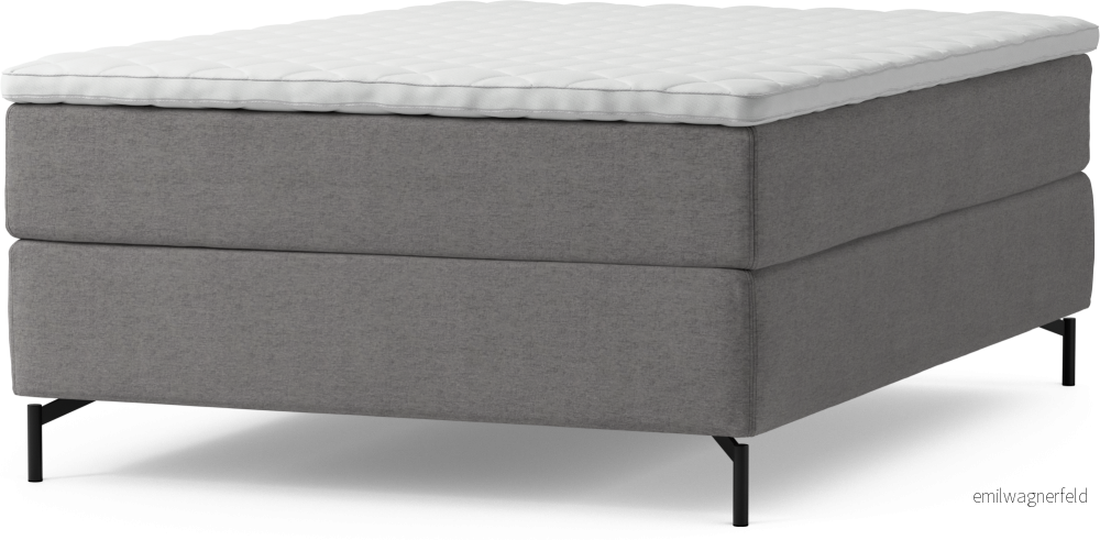 Delux Dream Kontinentalsäng, enkelsäng 140 cm med bäddmadrass och sängben tMTYM
