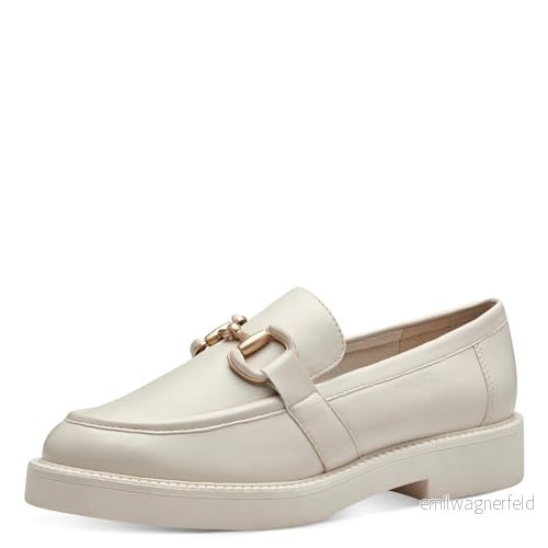 MARCO TOZZI Dam, Feel ME fotsäng, mjukt foder, 22430142 tofflor, cream, 38 EU, kräm, EU 4064231478416