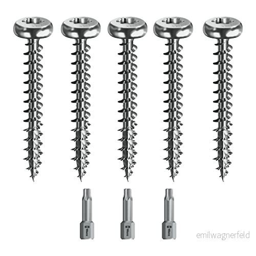 Vasalat HRK Set 5Gr VGA silver TX Spax träskruvset, 9010582002676