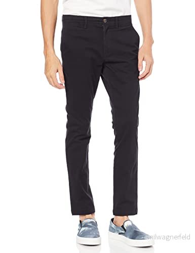 Amazon Essentials Herr Skinny Fit Casual Stretch Chino Byxa, Svart, 33 B x 32 L 193548334666