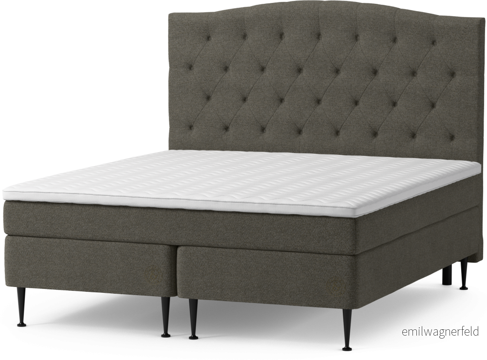 Asperö Comfort Kontinentalsäng, dubbelsäng med bäddmadrass Comfort och sängben zfEaJ
