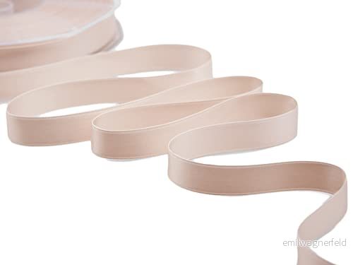 Furlanis Dubbel satin, Italiensk Tyg Rosa Cypria, 16 mm x 25 m 8027335404404