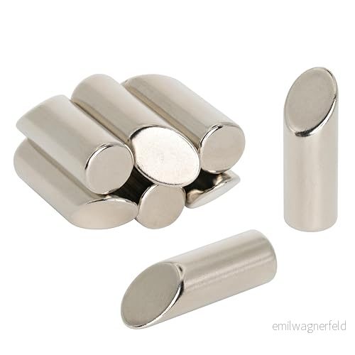 magnet Expert® 10 mm diameter x 30 tjock N42 neodymium Mitre 3,6 kg drag (syd) (paket med 16) 5055641202738