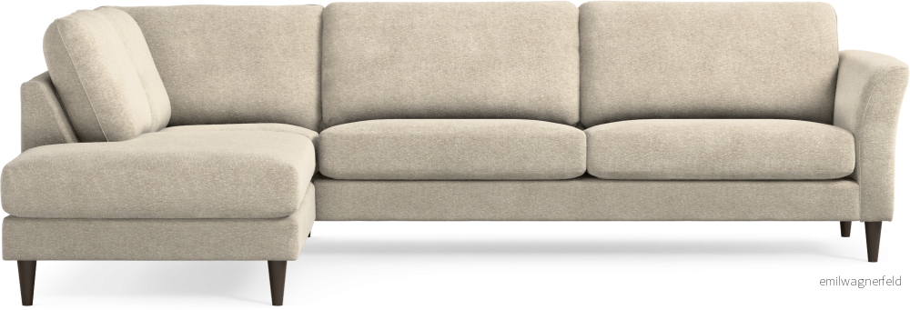 Bridge 3-sits soffa med divan vänster F3s3R
