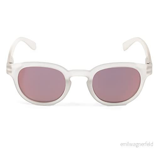 Kontakt, Hipsun, Solglasögon för män och kvinnor, Polariserade linsglasögon, Ram Soft Touch Effect, Crystal Color Rose, Flash Lins Pink Pack, 22g 8054529512379