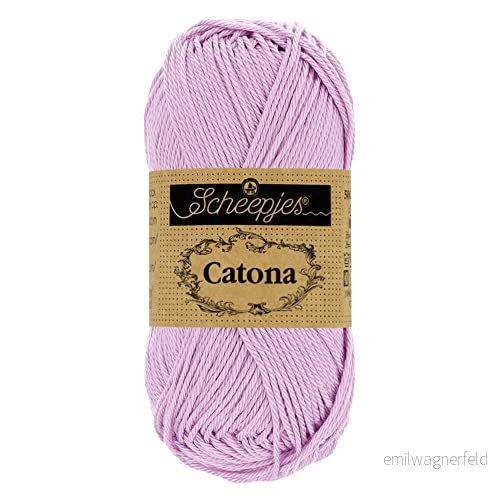 Scheepjes Catona 226 ljus Orkide Garn 10x10g 8717738688388