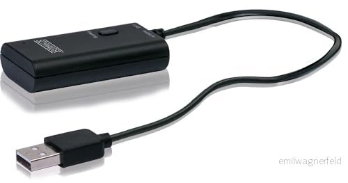 SCHWAIGER KHTRANS 513 Bluetooth Stereo Adapter svart Speciella brusfilter för högkvalitativ ljudöverföring 4004005033922