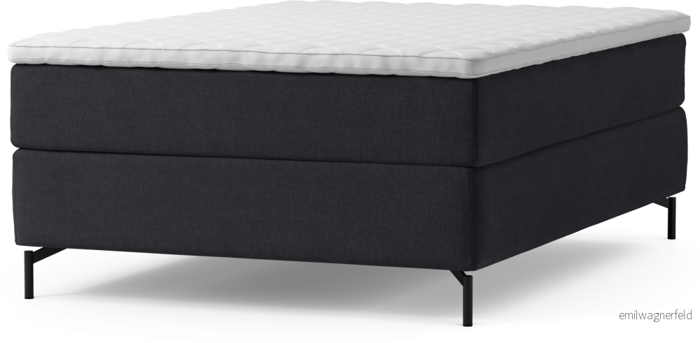 Delux Dream Kontinentalsäng, enkelsäng 140 cm med bäddmadrass och sängben wcqgO