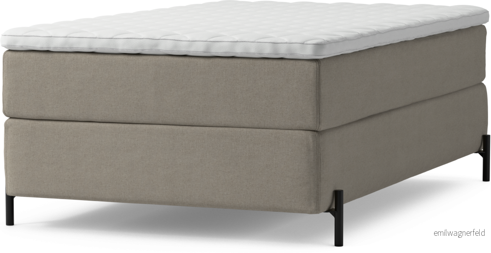 Delux Dream Kontinentalsäng, enkelsäng 120 cm med bäddmadrass och sängben nPjZ0