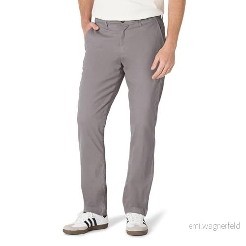 Amazon Essentials Men's Lediga stretchiga chinos atletisk passform (finns i Big & Tall), Mörkgrå, 46W / 34L 196433247874