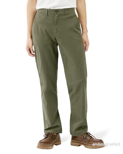 Amazon Essentials herr rak passform vardaglig stretch chinos byxa, oliv, 38 W x 34 L 191770600443