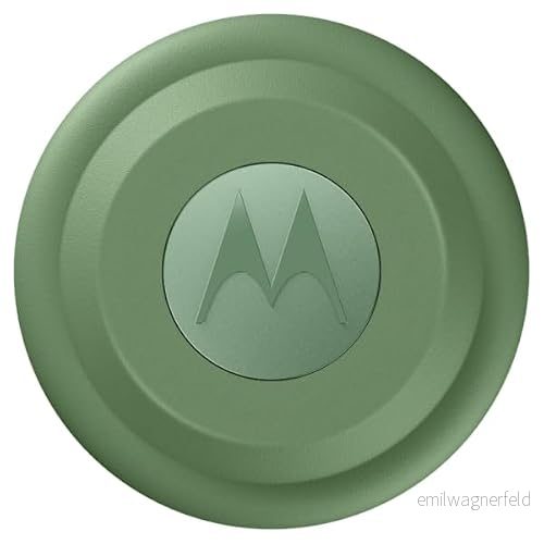 Motorola Moto Tag Smart Tracker, 1 pack (Android 9+ kompatibel, Bluetooth 5.4, IP67 vattenskydd, USB C, ultrabredband, finnare för nycklar, bagage UVM), jade grön 840023277368