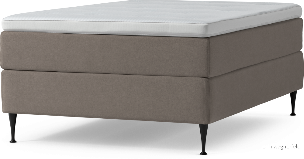 Delux Dream Kontinentalsäng, enkelsäng 140 cm med bäddmadrass och sängben YPNDD
