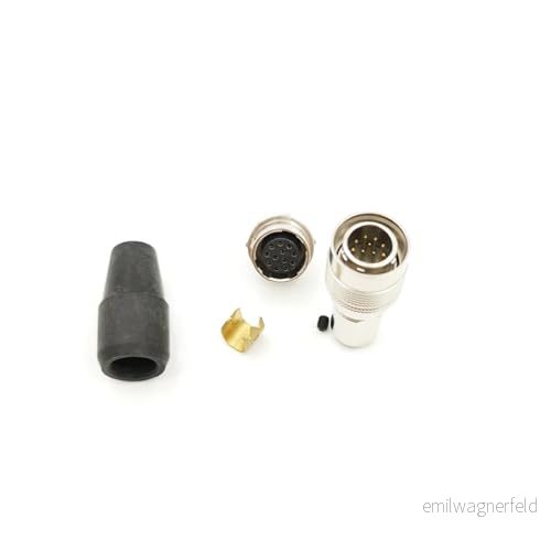 12-stifts hankontakt Hir-se pl-UG, HR10A-10P-12P, Basler GIGE AVT industriell CCD-kamera och objektivutlösare kabel MalePl-UG (honkontakt) 8393579085366