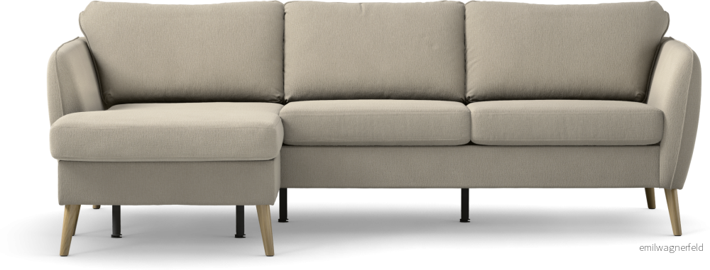 County 3-sits soffa med flyttbar schäslong Ra7Ck