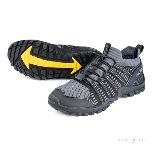 FREE SOLDIER AICALL Herr vattenskor snabbtorkande barfota aqua skor strand vandring båtliv vatten sport, GRÅ, 41 EU 6975929959521