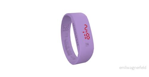 Armbandsur vuxna Too 2 late WTC LED lillach L 8058093830372