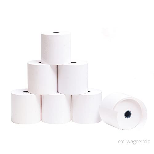 Termisk pappersrullar 80x60x12 mm för TPV skrivare, Bisphenol A (48 enheter) 8436580584265