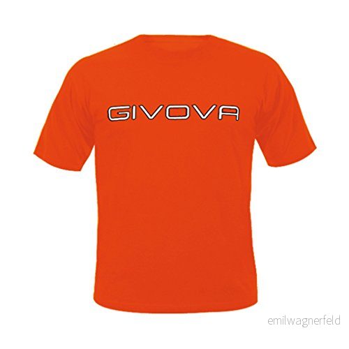 Givova, t-shirt fläck, orange fluo, 2XL 8034044615861