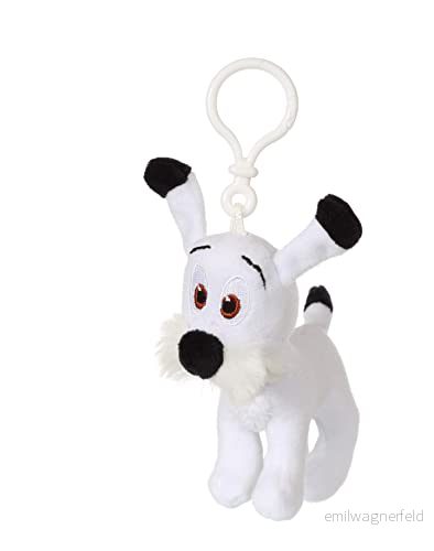 Plysch Idefix och de reducerbara hundnyckelringar 12 cm, vit 3268060714528
